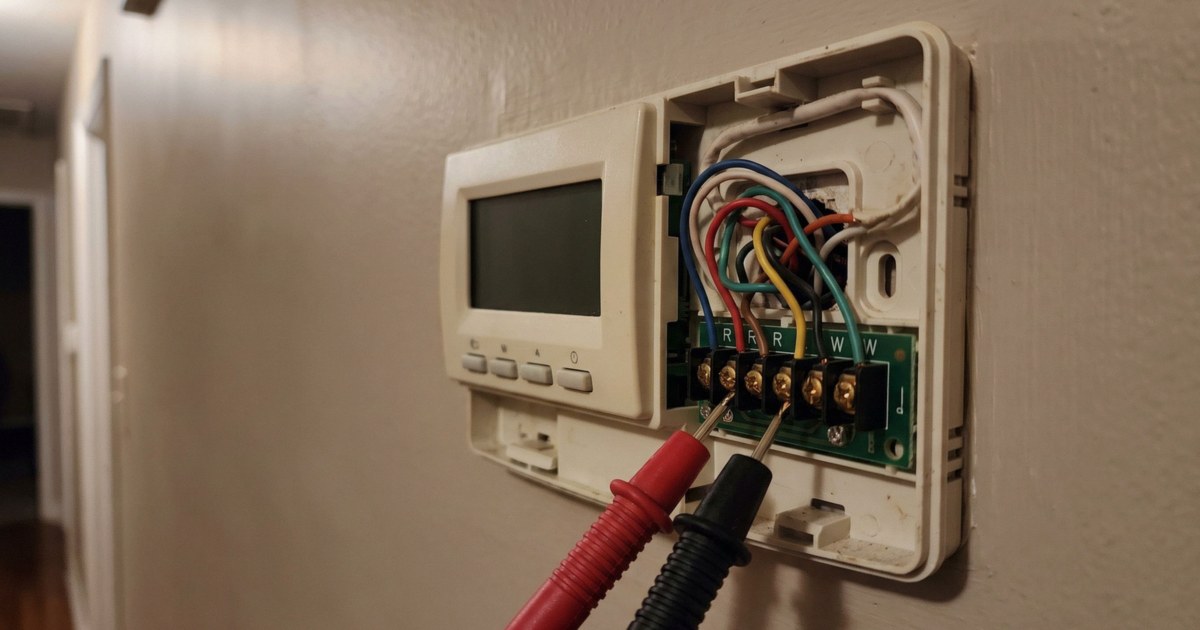 Thermostat Not Working or Blank? How to Trace 24V Power From the Furnace Board to the Wall